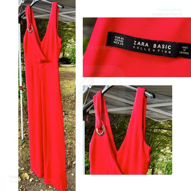 Mono Rojo Zara Talla XS