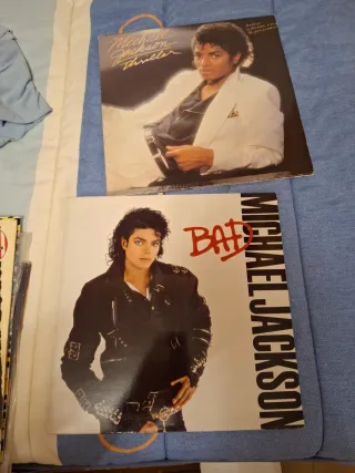 2 Vinilos Michael Jackson: Thriller y Bad