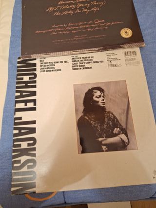 2 Vinilos Michael Jackson: Thriller y Bad