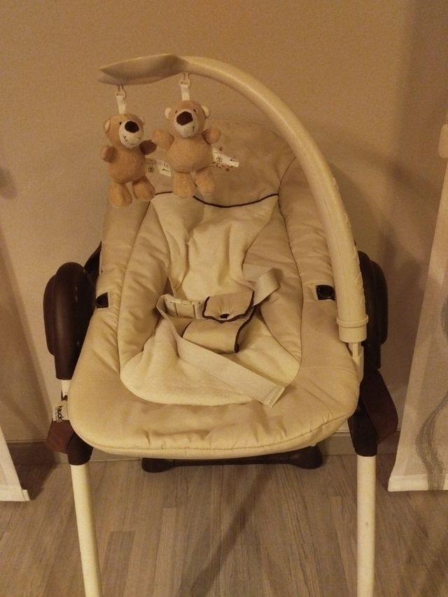 Trona y hamaca bebé Hauck