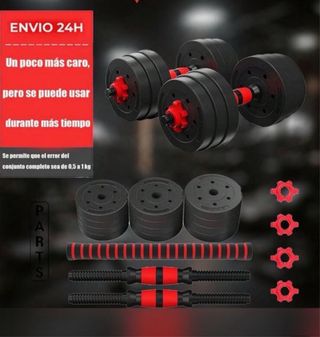 Pesas y barras 80kg