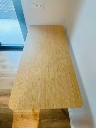 Mesa Escritorio Bambú IKEA ANFALLARE/HILVER