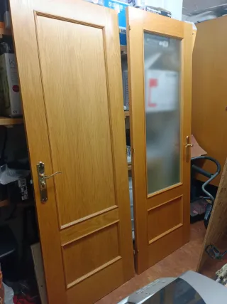 Puertas de madera (2 unidades)
