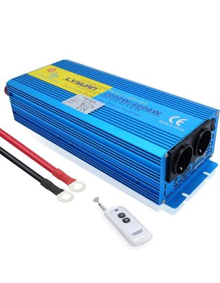 Kit solar 2 placas 12v,inversor 2000w, 2 baterías 
