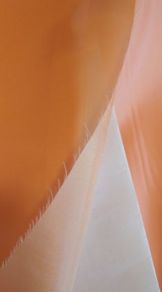 Fodera in tessuto color pesca. Abbigliamento, artigianato