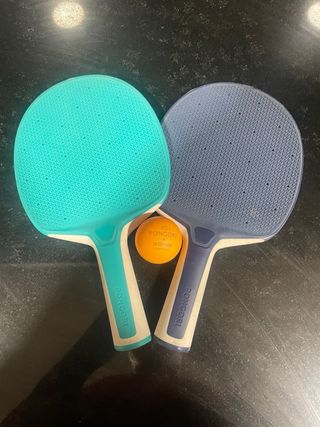 Set ping-pong: red, 2 palas y pelota