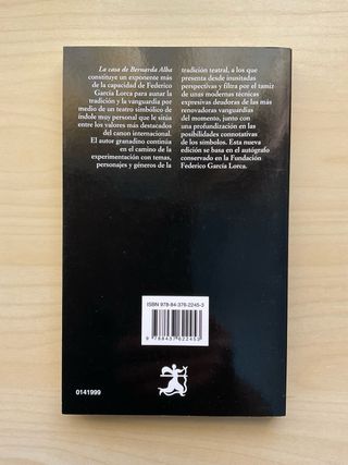 La casa de Bernarda Alba. Federico García Lorca