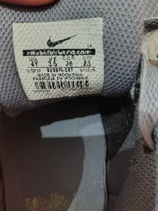 Botines Nike Gris y Rosa