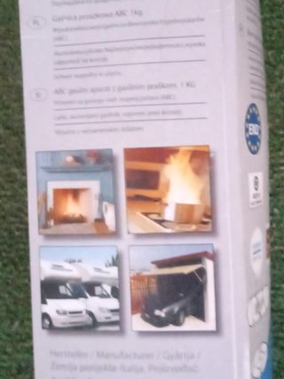 Extintor para coche, furgoneta, para casa, jardín.