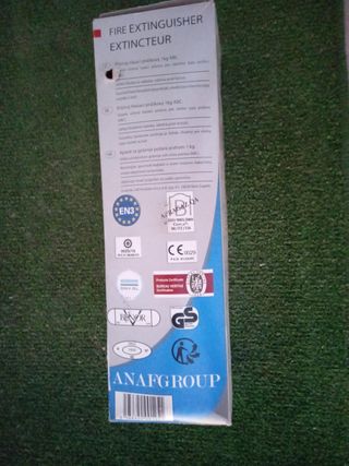 Extintor para coche, furgoneta, para casa, jardín.