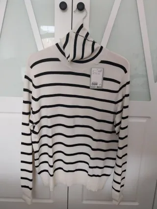 Jersey fino H&M rayas mujer talla XL nuevo