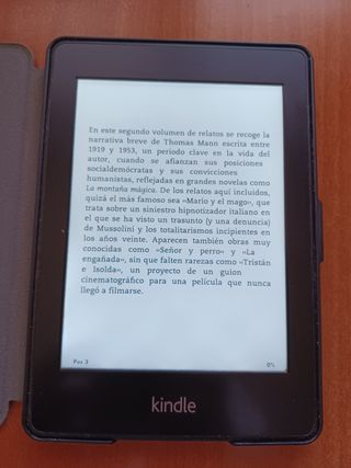 E-reader libro electrónico Kindle Paperwhite