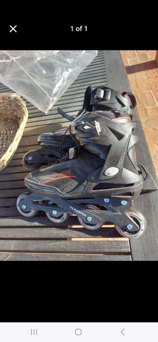 Patines en línea negros