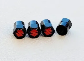Suzuki 4 Tapones de Neumaticos para Llantas Ruedas