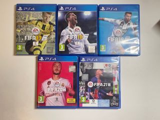 Pack FIFA 17, 18, 19, 20, 21 PS4