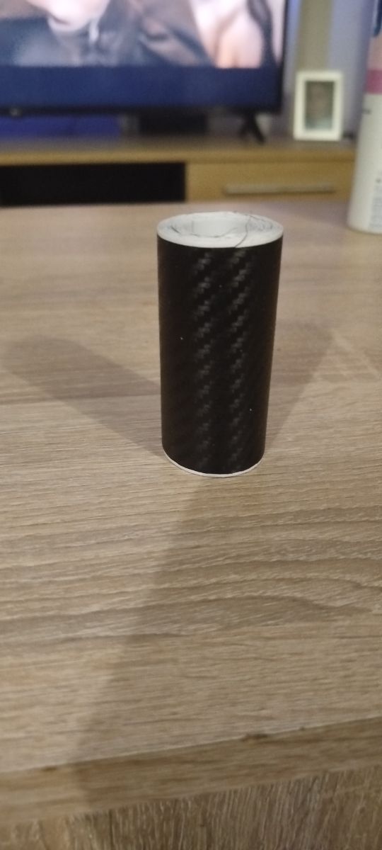 Rotolo di vinile adesivo in carbonio