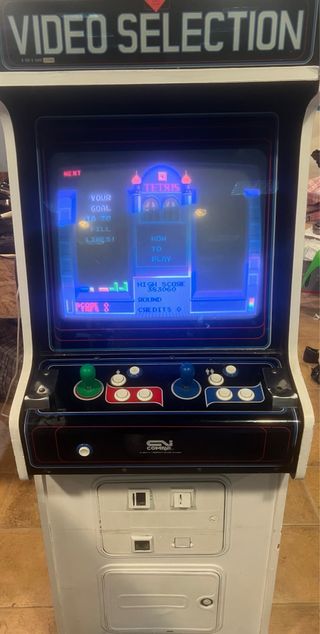 Máquina Arcade Tetris videoselection 1986
