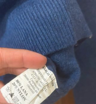 Jersey Charles Dastier Azul Talla XXL