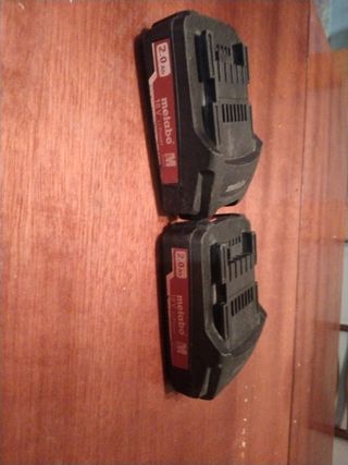 2 Baterías Metabo 18V 2.0Ah