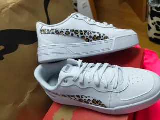 Zapatillas Puma Piel Leopardo Plataforma Nuevas