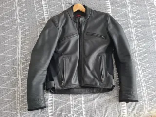 Chaqueta de piel Alpinestars para moto