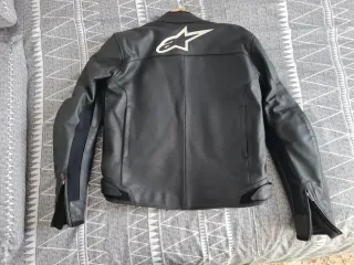 Chaqueta de piel Alpinestars para moto