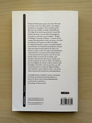 El camino. Miguel Delibes