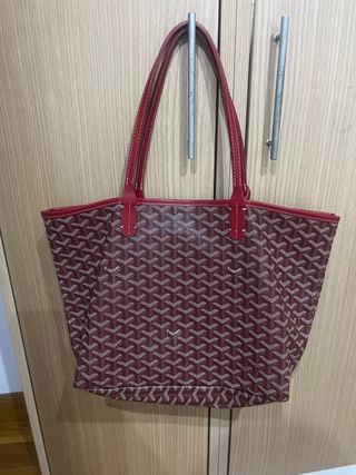Bolso Goyard Rojo y Beige
