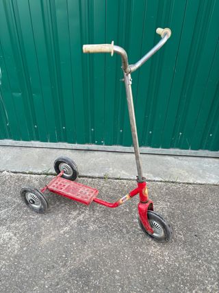 Patinete infantil 3 ruedas rojo