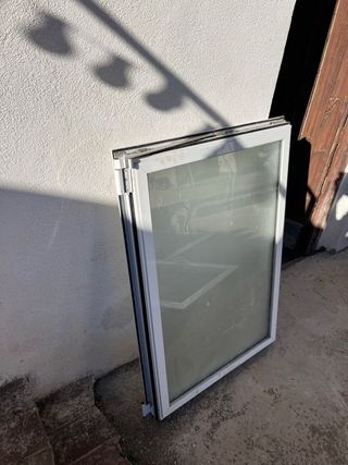 Ventanas aluminio blancas persiana doble cristal