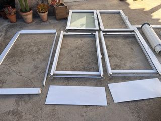 Ventanas aluminio blancas persiana doble cristal