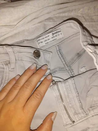 Vaqueros mujer Gris