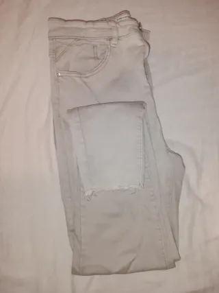 Vaqueros mujer Gris