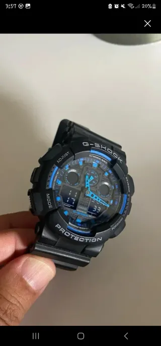 Casio G-Shock Negro y Azul