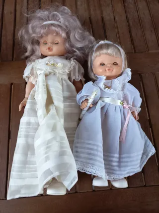 Pareja Muñecas Comunión Tamaño Nancy