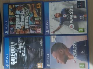 PS4 Juegos: GTA V, FIFA 23, FIFA 22, CoD Ghosts