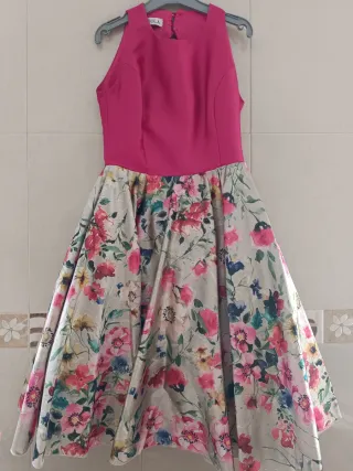 Vestido de fiesta estampado