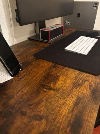 Escritorio madera y metal