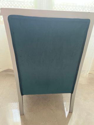 Descalzadoras restauradas terciopelo y madera