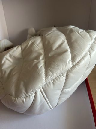 Bolso acolchado H&M blanco
