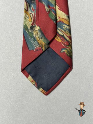 Corbata Atwardson Seda Vintage Multicolor