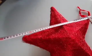Lote de adornos navideños. Estrellas de navidad.