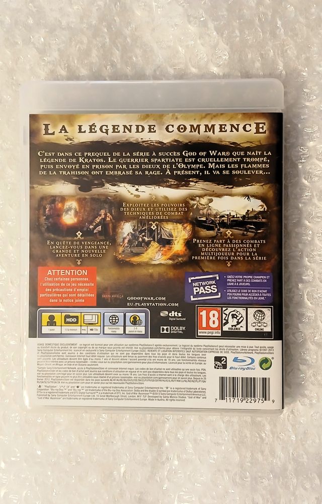 God of War: Ascension PS3