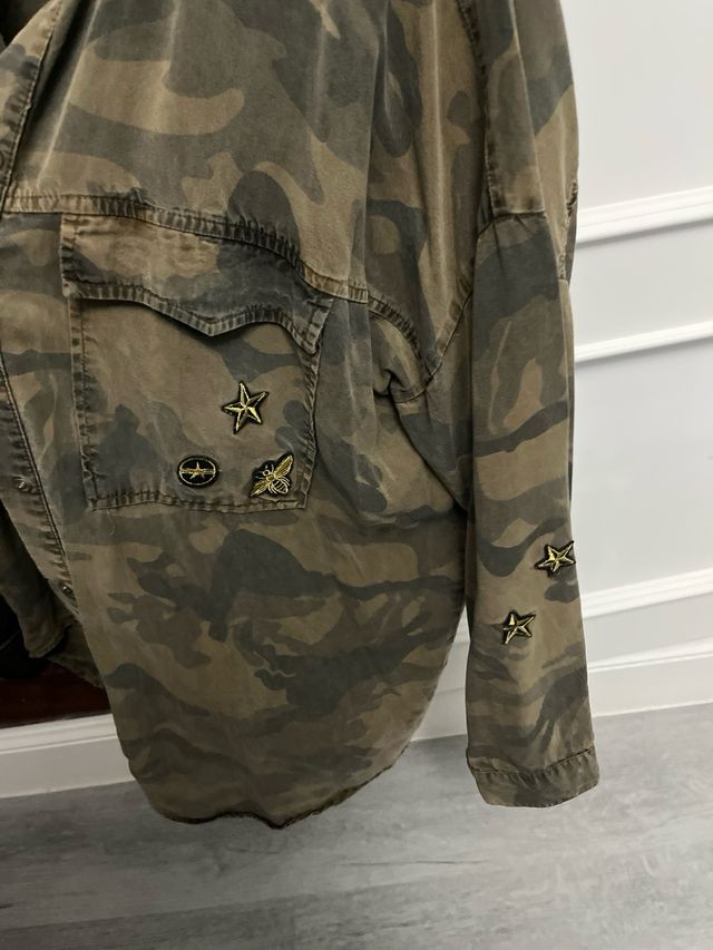 Camisa Stradivarius Verde Talla L