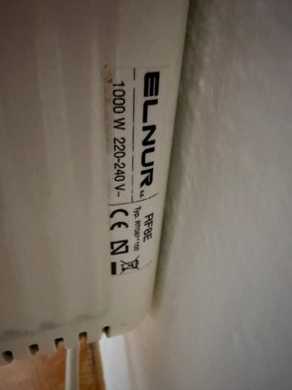 Radiador eléctrico blanco tengo más medidas