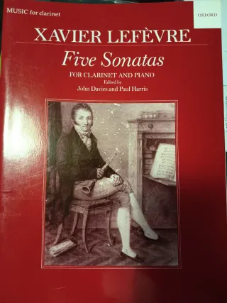 Xavier Lefèvre: Five Sonatas para Clarinete y Pian