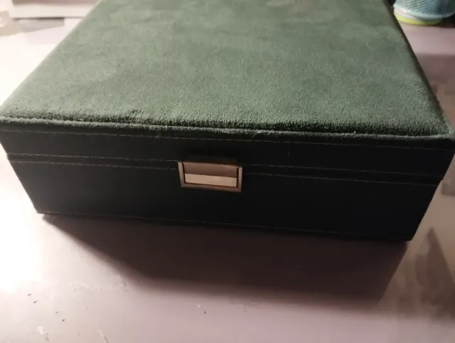 Joyero verde de 26×26