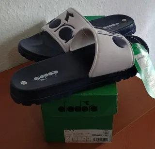 Cholas Diadora Azul y Blanco Talla 45