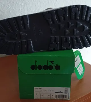 Cholas Diadora Azul y Blanco Talla 45