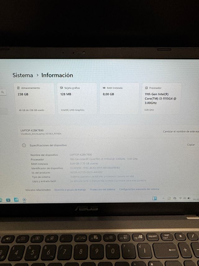 Portátil ASUS económico